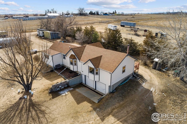 24525 County Road 53, Kersey, CO 80644 - drone / aerial view featuring a rural view