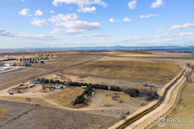 24525 County Road 53, Kersey, CO 80644 - bird's eye view with a rural view