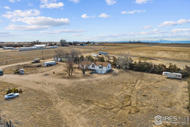 24525 County Road 53, Kersey, CO 80644 - drone / aerial view with a rural view