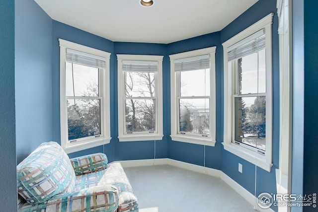 8400 Middle Fork Rd, Boulder, CO 80302 - sitting room featuring carpet flooring and baseboards