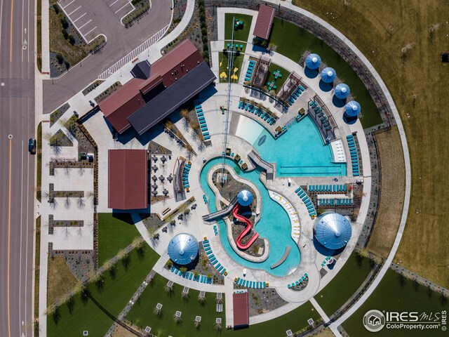 drone / aerial view