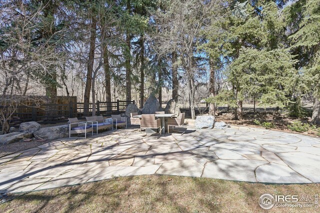 503 Kalmia Ave, Boulder, CO 80304 - view of patio / terrace featuring fence and outdoor dining space