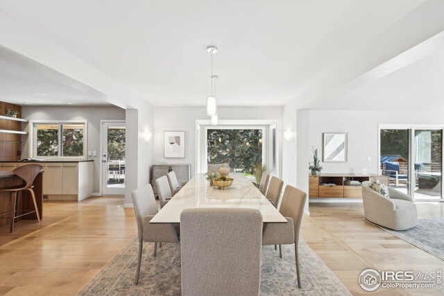 503 Kalmia Ave, Boulder, CO 80304 - dining room with light wood-style floors