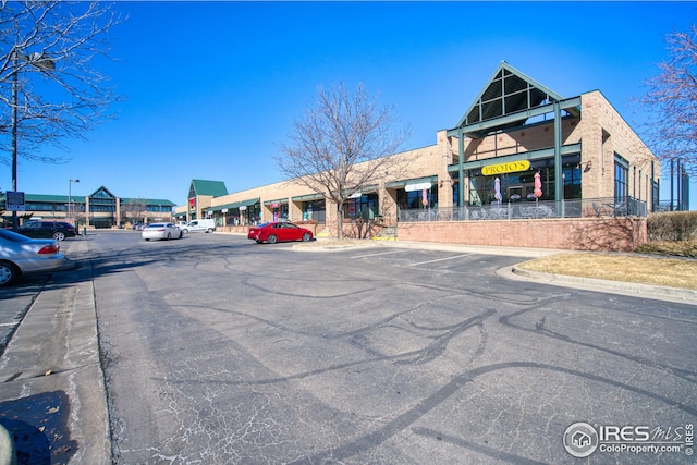 view of road with curbs