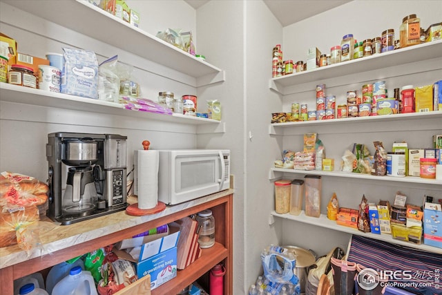 view of pantry