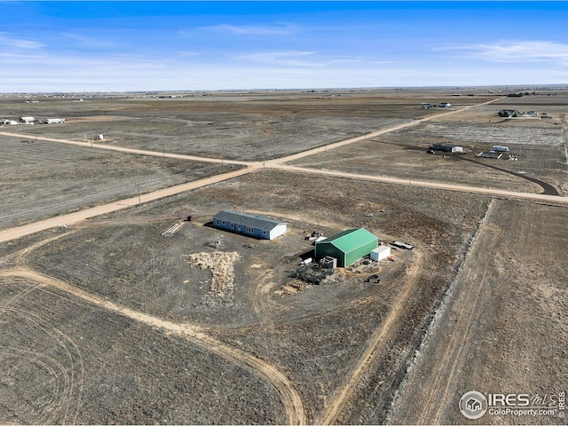 aerial view featuring a rural view