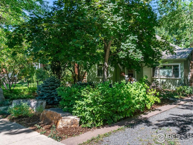 view of side of property
