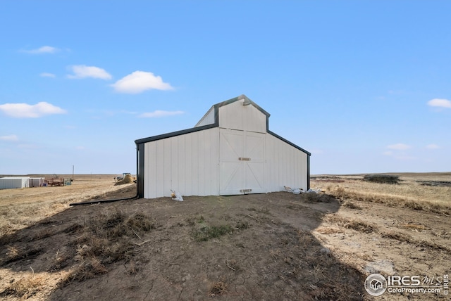 view of barn