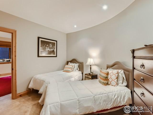 bedroom with baseboards