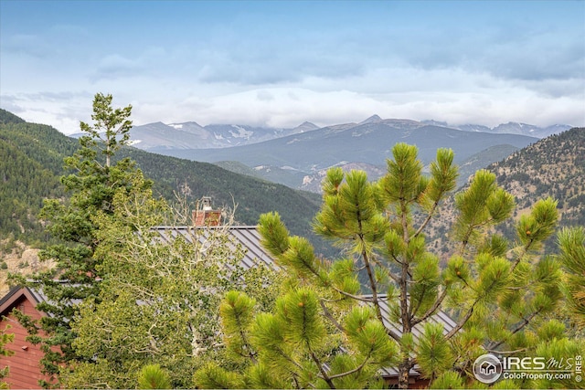 view of mountain feature