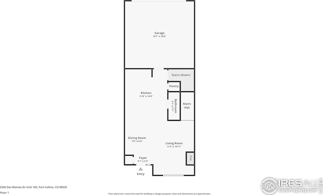 2556 Des Moines Dr Unit 103, Fort Collins, CO 80525 - view of layout