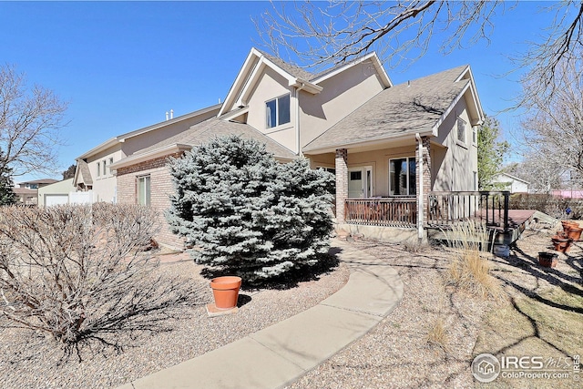 view of property exterior featuring stucco siding
