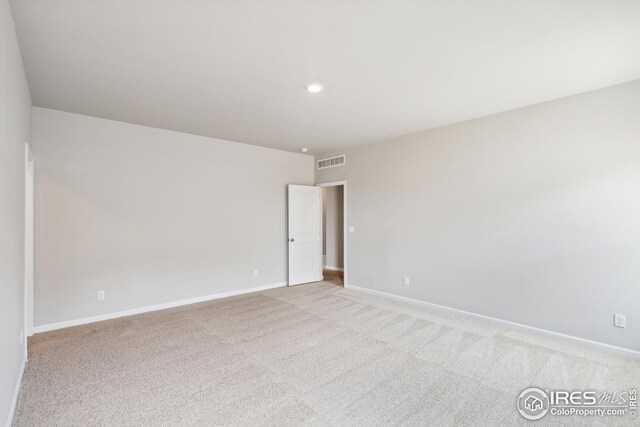 952 Cascade Falls St, Severance, CO 80550 - spare room featuring light colored carpet and recessed lighting
