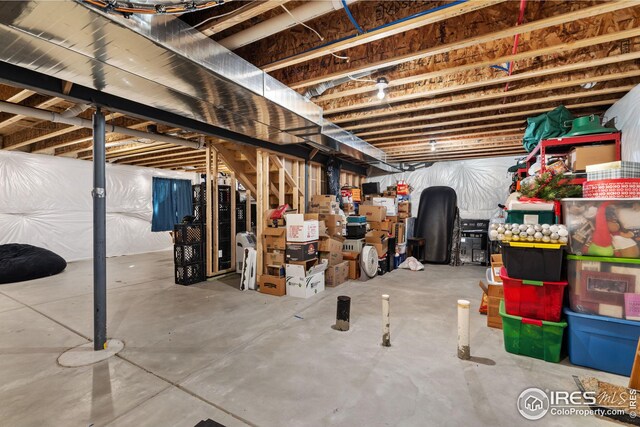 4216 Yellowbells Dr, Evans, CO 80620 - view of unfinished below grade area