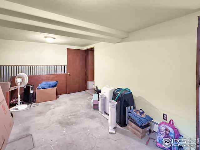 105 N Logan Ave, Haxtun, CO 80731 - basement with a baseboard heating unit