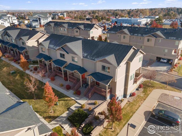 bird's eye view featuring a residential view