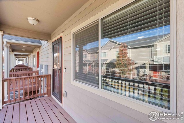view of deck