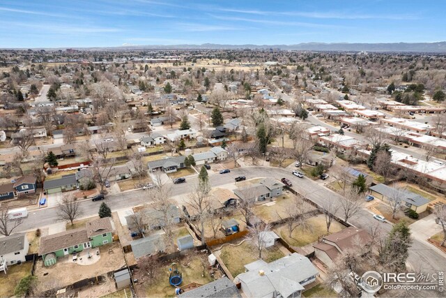 12901 E Idaho Dr, Aurora, CO 80012 - birds eye view of property with a residential view
