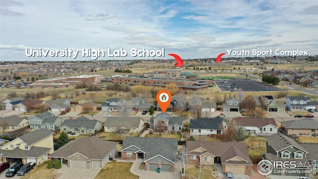 1725 67th Ave, Greeley, CO 80634 - aerial view featuring a residential view
