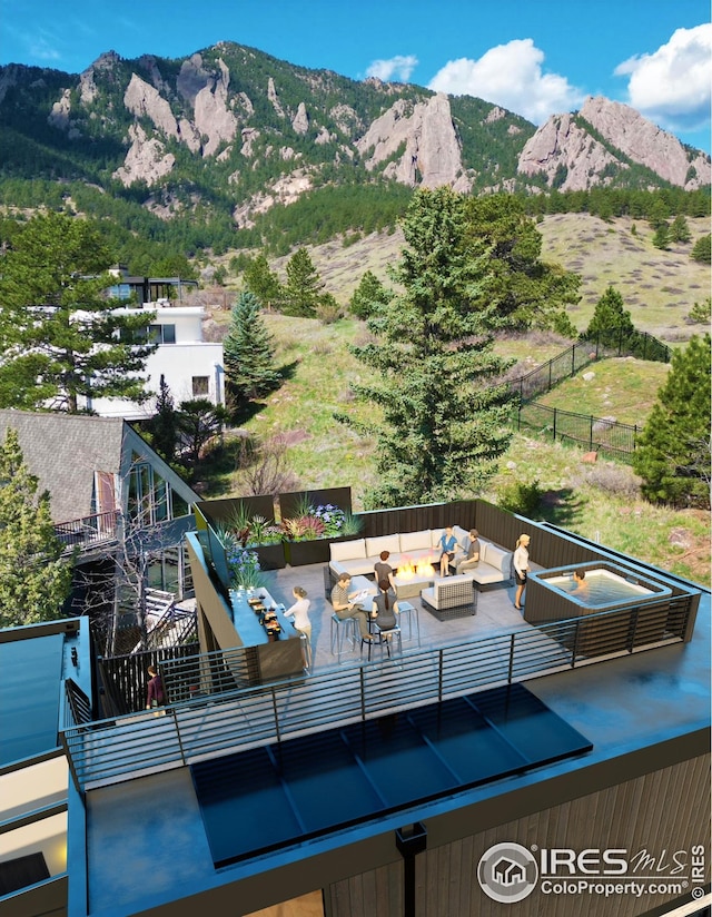 property view of mountains