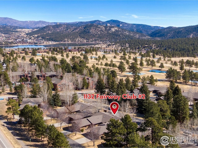 1132 Fairway Club Ln Unit 2, Estes Park, CO 80517 - bird's eye view of a water and mountain view