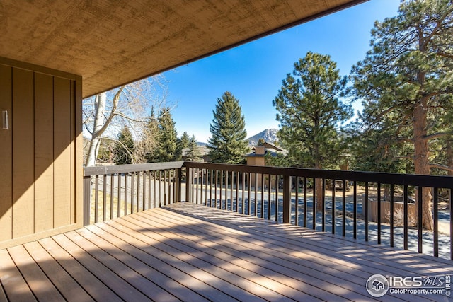 1132 Fairway Club Ln Unit 2, Estes Park, CO 80517 - view of wooden terrace