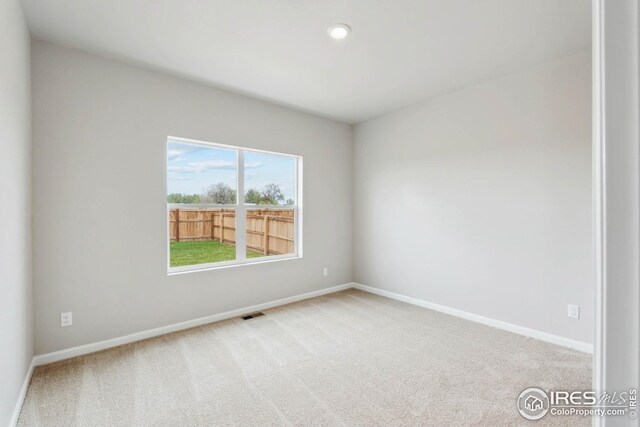 954 Cascade Falls St, Severance, CO 80550 - carpeted empty room with baseboards and recessed lighting