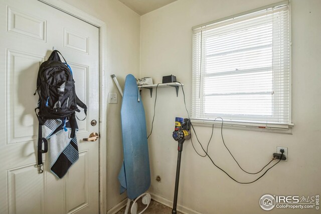 view of utility room
