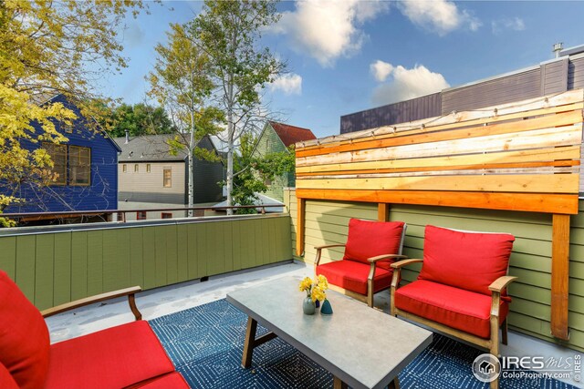 1016 Katy Ln, Longmont, CO 80504 - view of patio / terrace featuring a balcony