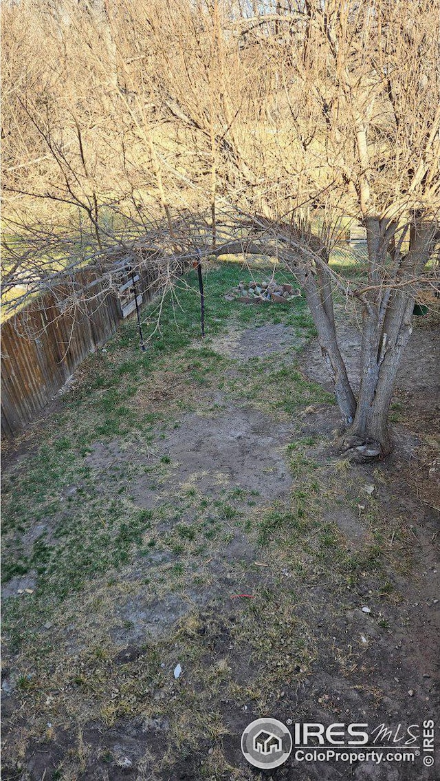 3328 Mcconnell Dr, Laporte, CO 80535 - view of yard featuring fence