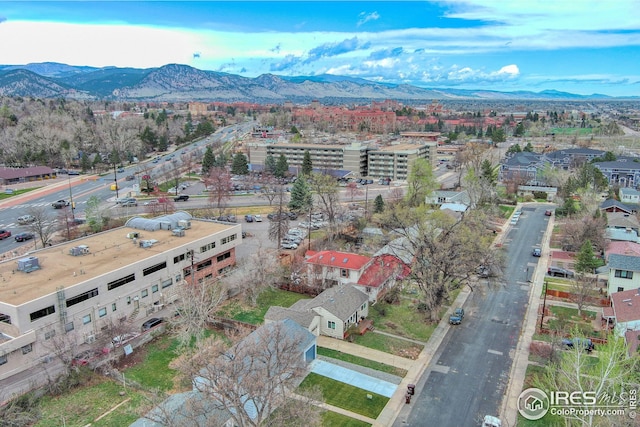 325 27th St, Boulder, CO 80305 - bird's eye view with a mountain view