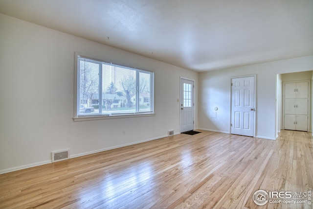 325 27th St, Boulder, CO 80305 - interior space with baseboards, visible vents, and light wood-type flooring
