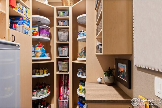 view of pantry