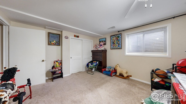 2706 Balmoral Ct, Fort Collins, CO 80525 - recreation room with carpet floors and baseboards