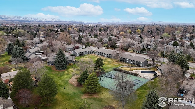 2706 Balmoral Ct, Fort Collins, CO 80525 - birds eye view of property featuring a mountain view