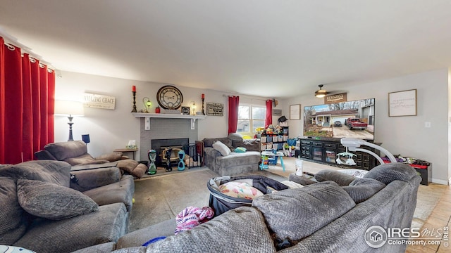 2706 Balmoral Ct, Fort Collins, CO 80525 - living area with a fireplace