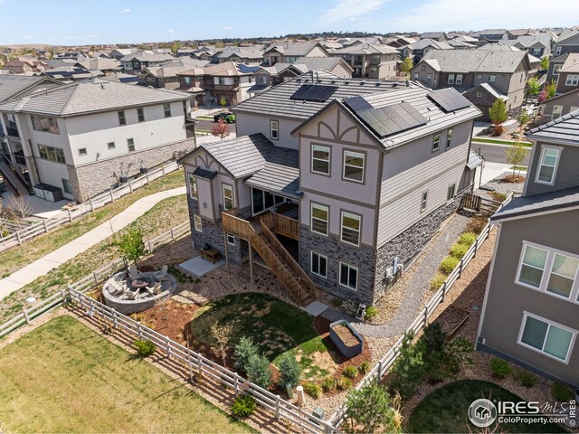 16335 Spanish Peak Way, Broomfield, CO 80023 - drone / aerial view with a residential view