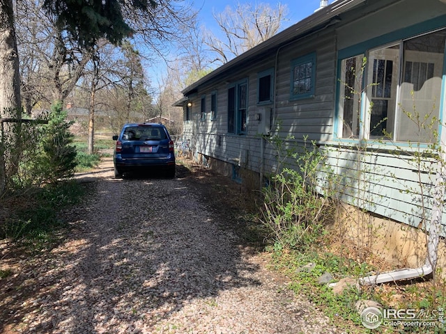 view of property exterior