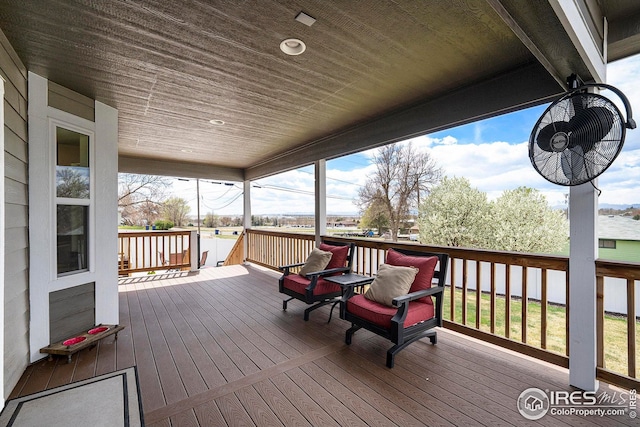 view of deck