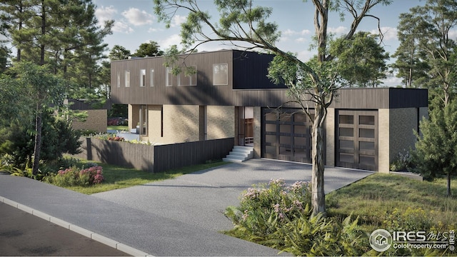 2090 Orchard Ave, Boulder, CO 80304 - contemporary home featuring a garage and driveway