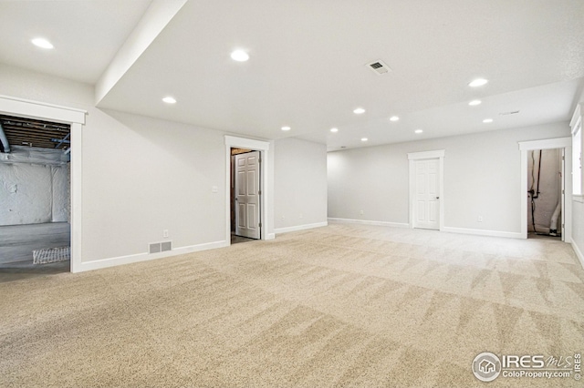 3122 Notabon Ct, Lafayette, CO 80026 - below grade area featuring recessed lighting and light colored carpet
