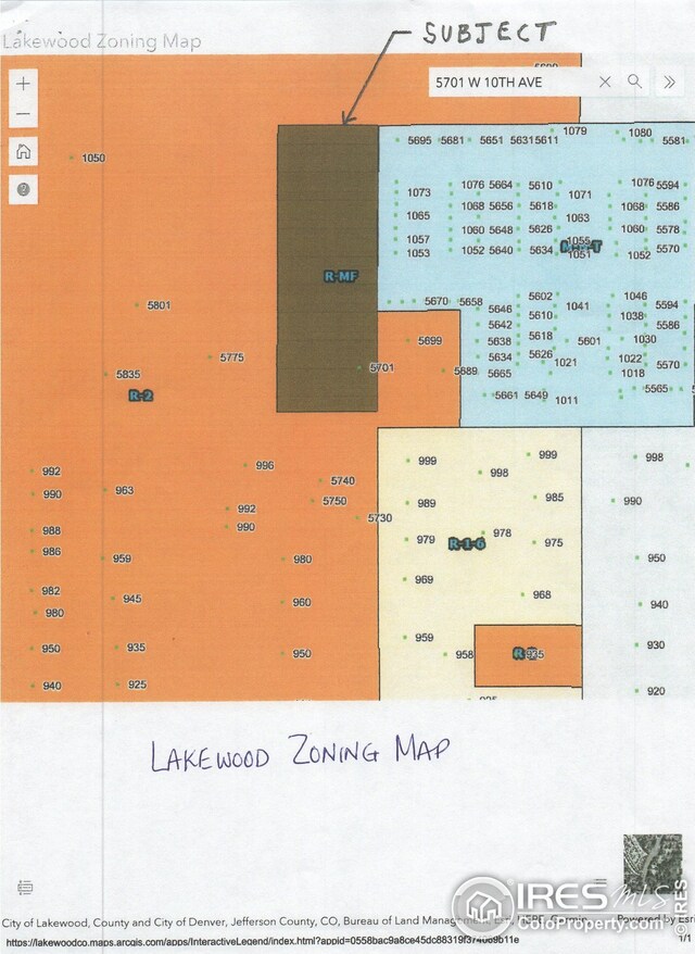 5701 W 10th Ave, Lakewood, CO 80214