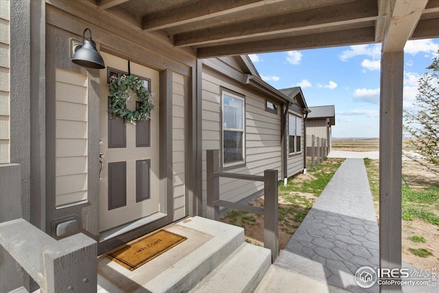 view of entrance to property