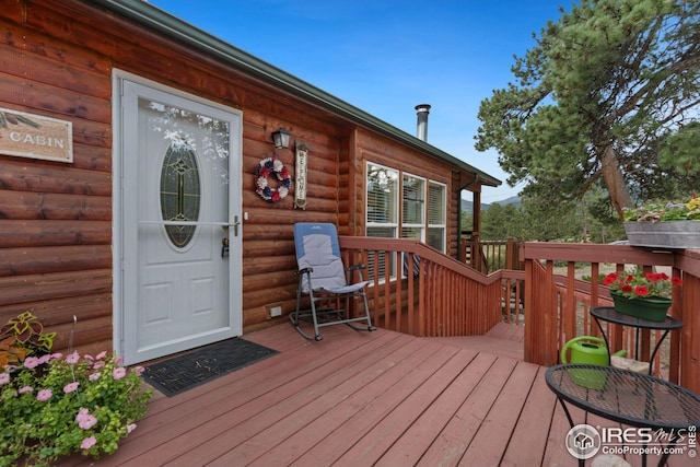 view of deck