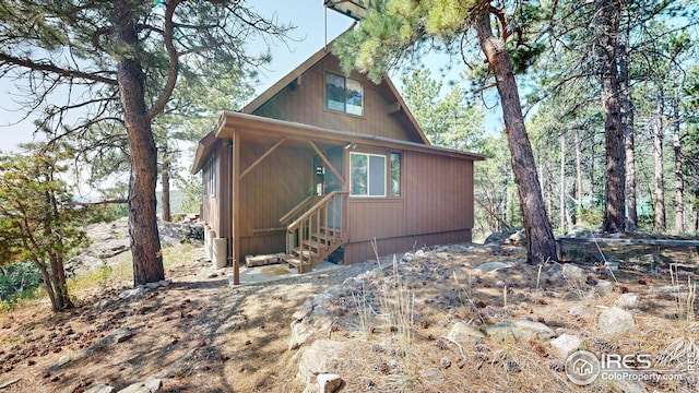 76 Cairn Ct, Drake, CO 80515 - exterior space with entry steps