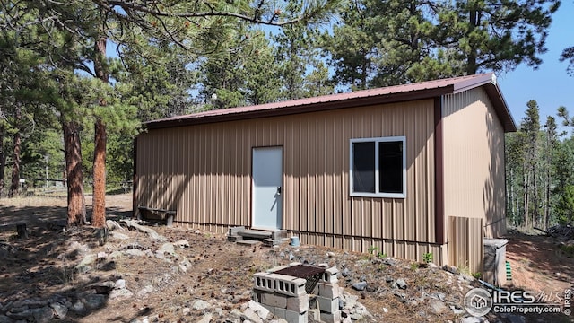 76 Cairn Ct, Drake, CO 80515 - view of outdoor structure with an outdoor structure and entry steps