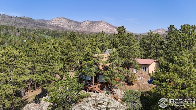76 Cairn Ct, Drake, CO 80515 - view of mountain feature featuring a forest view