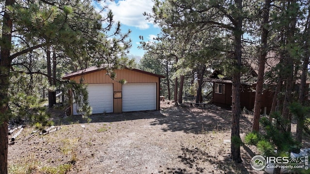 76 Cairn Ct, Drake, CO 80515 - view of detached garage