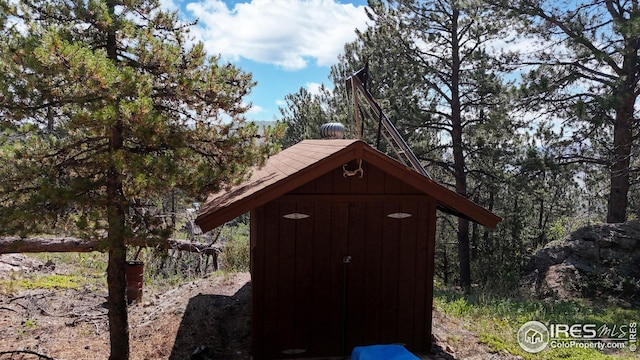 76 Cairn Ct, Drake, CO 80515 - view of shed