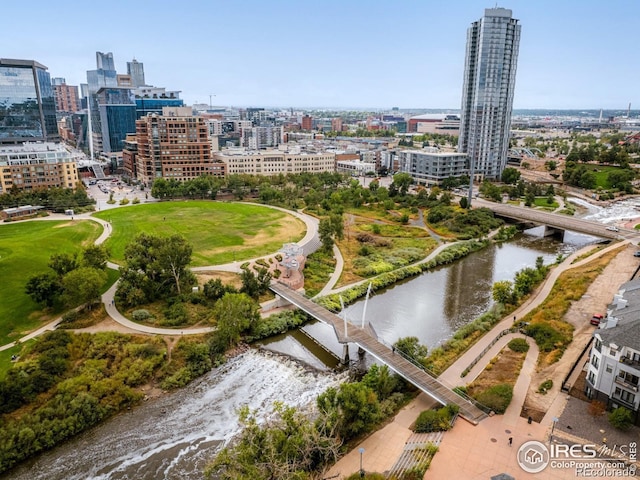 1700 Bassett St Unit 1808, Denver, CO 80202 - bird's eye view featuring a city view and a water view
